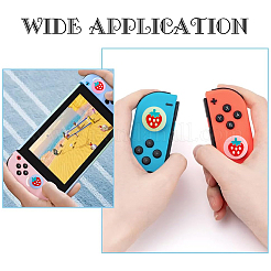 4Pcs 4 Colors Silicone Replacement Strawberry Thumb Grip Caps&nbsp;AJEW-GF0009-57