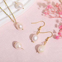 10Pcs Natural Freshwater Pearl Pendants&nbsp;FIND-CA0009-02C