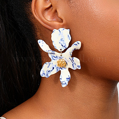 Valentine's Day Acrylic Dangle Stud Earrings&nbsp;WG54A41-01