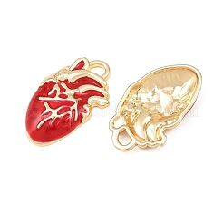 Rack Plating Alloy Enamel Pendants&nbsp;AL-CBA2B10-01G-01