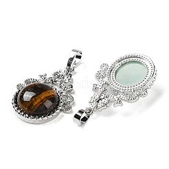 Natural & Synthetic Mixed Gemstone Pendants&nbsp;G-P498-01P