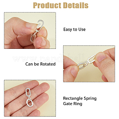 1Pc 925 Sterling Silver Swivel Clasps&nbsp;STER-HS0001-24A