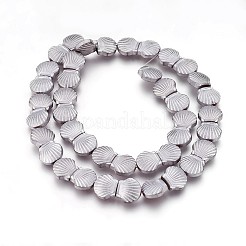 Electroplated Non-magnetic Synthetic Hematite Beads Strands&nbsp;G-P392-T