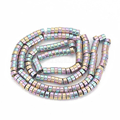 Electroplate Non-magnetic Synthetic Hematite Beads Strands&nbsp;X-G-T061-141D