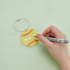 24Pcs Acrylic Pendant Decorations&nbsp;HJEW-ME00022
