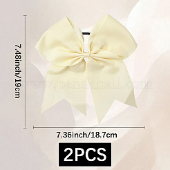 2Pcs Rubber Hair Ties&nbsp;MRMJ-SC0001-49G