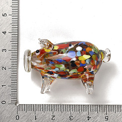 Handmade Lampwork 3D Animal Ornaments&nbsp;LAMP-H064-01C