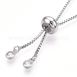 Rack Plating Adjustable Brass Slider Bracelet Making&nbsp;MAK-R025-02P-1