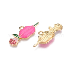 Rack Plating Alloy Enamel Pendants&nbsp;LS-ENAM-N056-426A