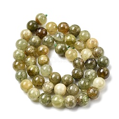 Natural Green Garnet Beads Strands&nbsp;G-G344-A04-8mm
