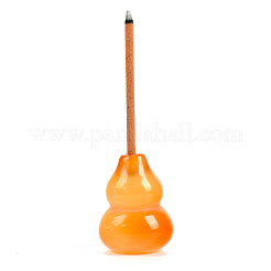 Natural Crystal Agate Gourd Incense Holders&nbsp;PW-WG87545-01