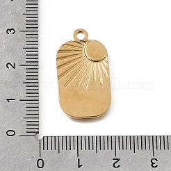 304 Stainless Steel Pendants&nbsp;STAS-N108-110G