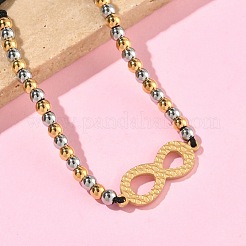304 Stainless Steel Infinity Link Bracelets&nbsp;BJEW-F534-01GP-02