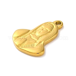 201 Stainless Steel Pendants&nbsp;STAS-Q015-01G