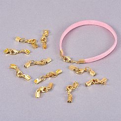 Alloy Clip Ends With Lobster Claw Clasps&nbsp;KK-PH0034-22
