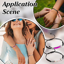 Waxed Polyester Cord Bracelets&nbsp;BJEW-PH01955