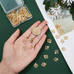 100Pcs 201 Stainless Steel Filigree Joiners Links&nbsp;STAS-DC0011-55