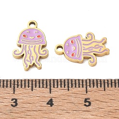 304 Stainless Steel Enamel Pendants&nbsp;SA-CBA7876-29G-05