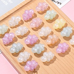 20Pcs Transparent Acrylic Beads&nbsp;OACR-YW0002-14
