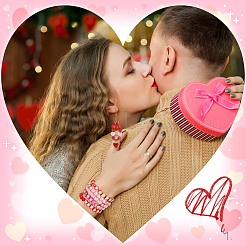 DIY Valentine's Day Jewelry Making Finding Kit&nbsp;DIY-PH0017-70