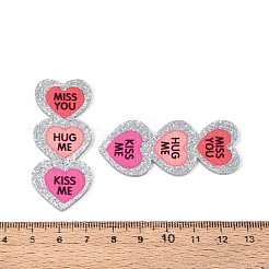 Valentine's Day Printed Opaque Acrylic Pendants&nbsp;FIND-D283-11K