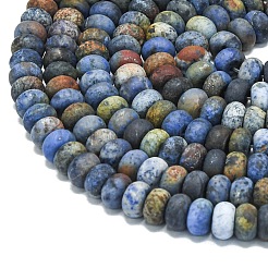Natural Dumortierite Beads Strands&nbsp;G-P575-A48-8x5mm