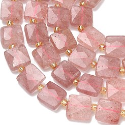 Natural Strawberry Quartz Beads Strands&nbsp;G-L642-L06-10mm