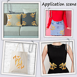 2Pcs Cloud Clothing Computerized Embroidery Cloth Iron on/Sew on Patches&nbsp;DIY-GF0012-97A