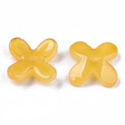 Spray Painted Glass Beads&nbsp;GLAA-N035-012-A03