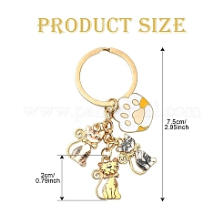 Alloy Enamel Keychain&nbsp;X1-KEYC-YW00135-01