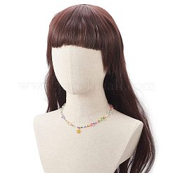 Glass Seed Beaded Necklaces&nbsp;NJEW-JN04261