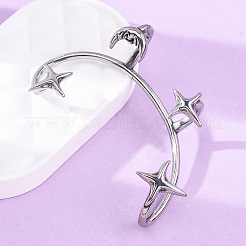 316 Surgical Stainless Steel Cuff Earrings&nbsp;EJEW-E300-26P-01