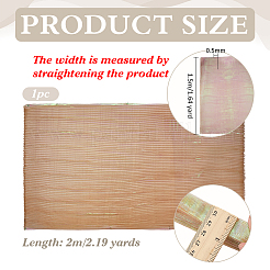 Polyester Mermaids Pleated Fabric&nbsp;DIY-WH0678-74A