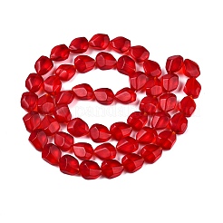 Frosted Glass Beads Strands&nbsp;GLAA-T023-30A