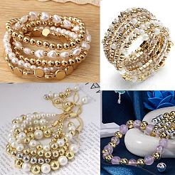 500Pcs 2 Colors ABS Plastic Beads&nbsp;KY-SP0001-39