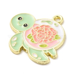 Alloy Enamel Pendants&nbsp;X-ENAM-R146-02B