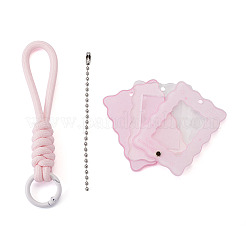 Polyester & Acrylic Photo Frame Keychains&nbsp;KEYC-TAC0030-11B