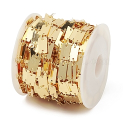 Brass Rectangle Link Chains&nbsp;CHC-M025-25G