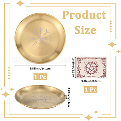 Stainless Steel Candlestick Tray&nbsp;AJEW-WH20019-90B
