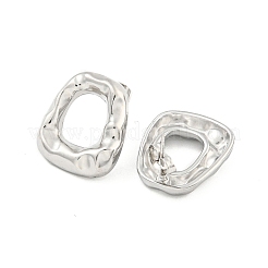 Non-Tarnish Trapezoid 304 Stainless Steel Ear Studs&nbsp;EJEW-L290-006P