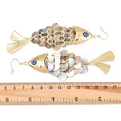 Alloy Dangle Earrings&nbsp;EJEW-D349-01G