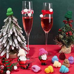 30Pcs 15 Styles Acrylic Fiber Cap Crafts Decoration&nbsp;FIND-SC0012-38
