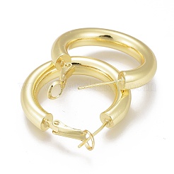 Brass Hoop Earrings&nbsp;X-EJEW-I250-01B