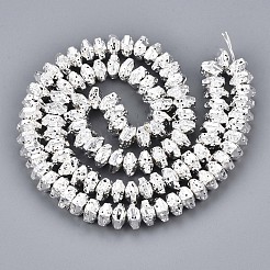 Electroplated Natural Lava Rock Beads Strands&nbsp;G-T114-66S