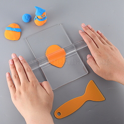 1Pc Plastic Scraper&nbsp;AJEW-SP0002-51