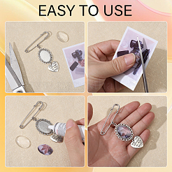 DIY Alloy Bachelor's Hat Pendant Decoration & Brooch Making Kits&nbsp;HJEW-GL00018