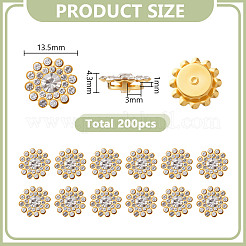 200Pcs Sew on Rhinestone&nbsp;RGLA-GA0001-15