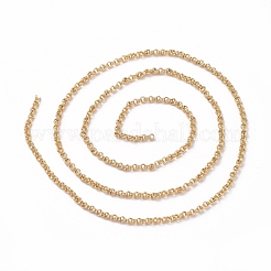 3.28 Feet Soldered Brass Rolo Chains&nbsp;X-CHC-G005-22G