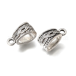 Tibetan Style Alloy Tube Bails&nbsp;FIND-Z128-09AS