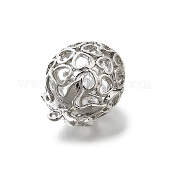 Brass with Cubic Zirconia Pendants&nbsp;KK-E792-08P